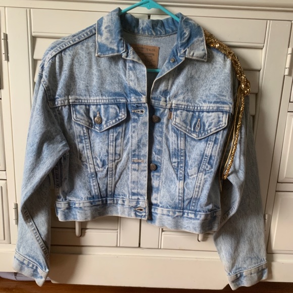 acid wash levis jacket